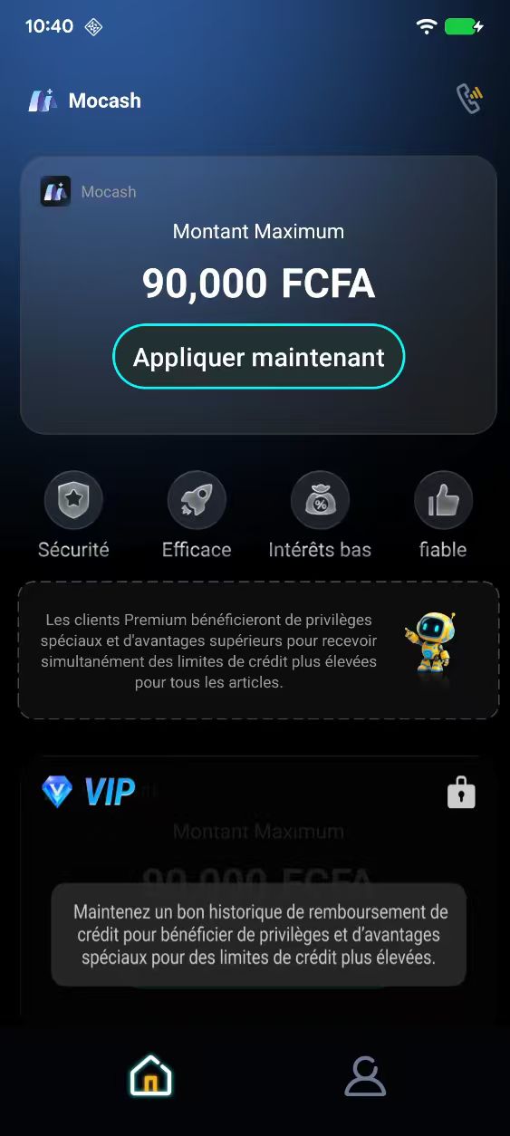 Mocash App Screenshot
